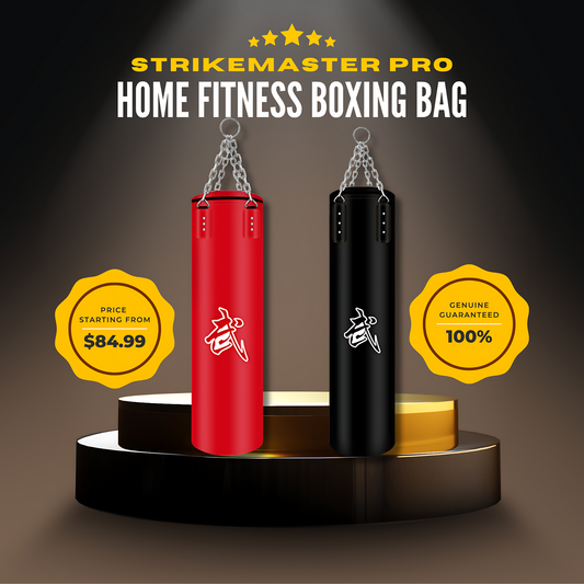 StrikeMaster Pro Home Fitness Boxing Bag